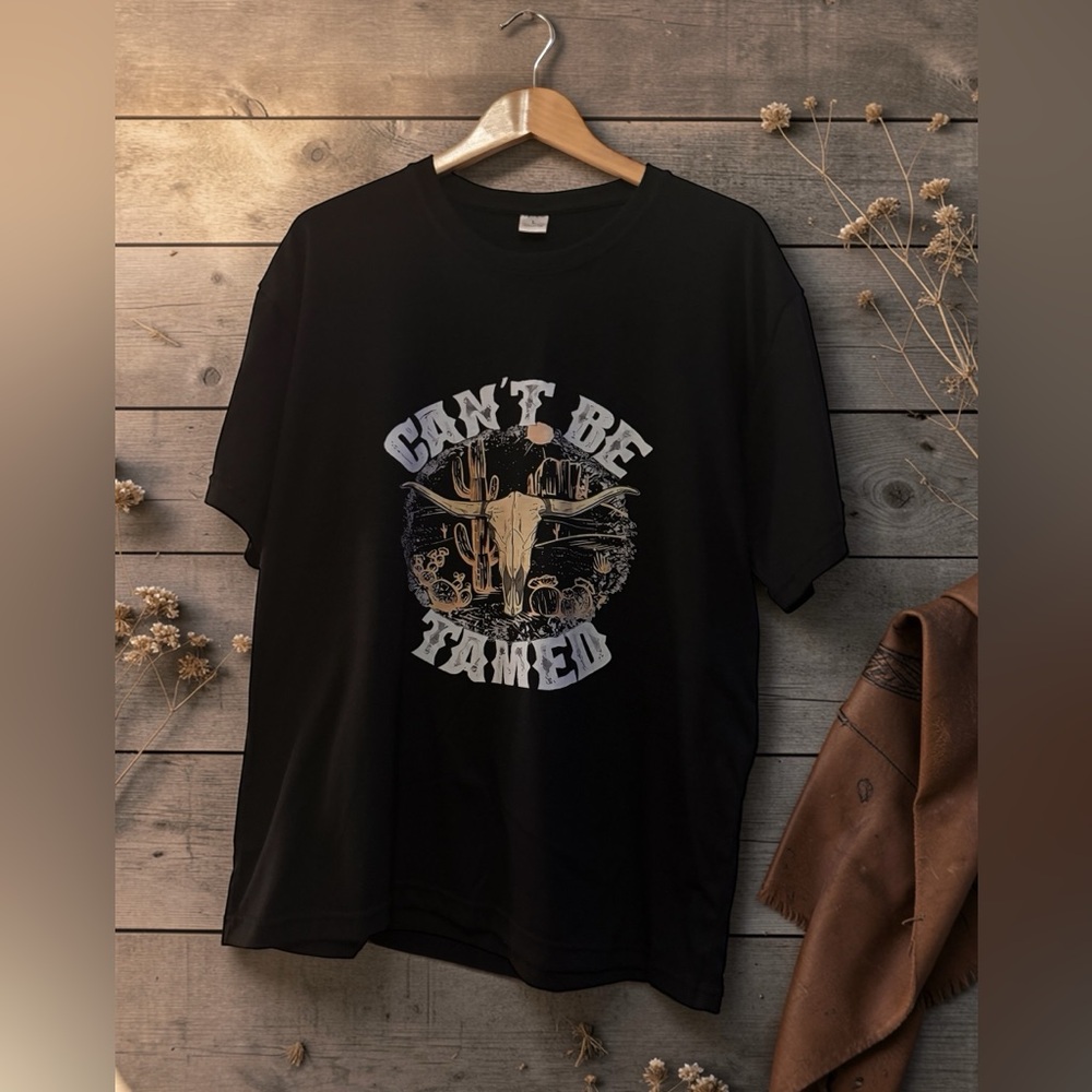 Can't Be Tamed Black T-Shirt - Picture 2 of 10